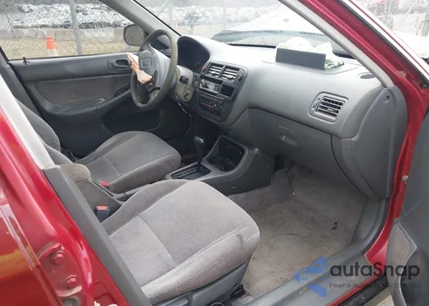 1998 Honda Civic Lx z USA, uszkodzony, nr VIN 1HGEJ6671WL044687